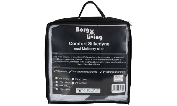 Borg Living Comfort Silkedyne i taske