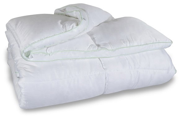 Bambus helårsdyne foldet sammen 2