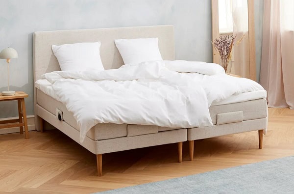 Kølende elevationsseng i sand