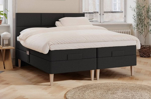 Ragna elevationsseng i antracit