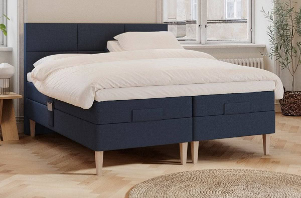 Ragna elevationsseng i blå