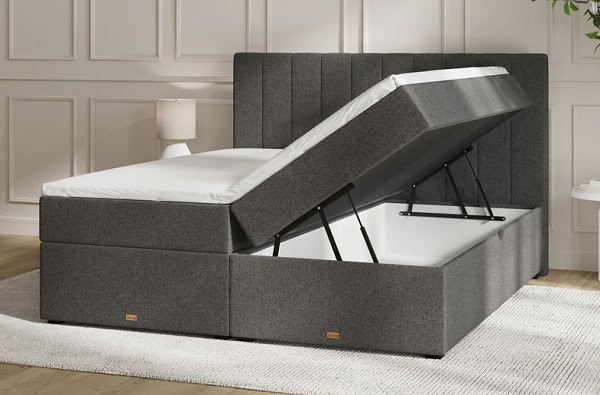 Ronja boxmadras i grå