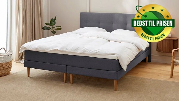 Komfort boxmadras (Bedst til prisen) Komfort kontinentalseng (Bedste billige boxmadras)